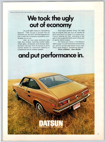 1971 datsun 1200 - 1200, coupe
