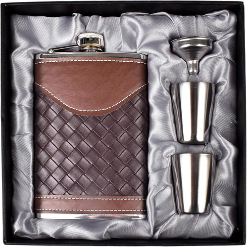 Hip flasks for men - flasks, 8oz