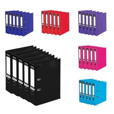 5 x Pukka Lever Arch Files A4 Document Folders Paperwork Office Stationery