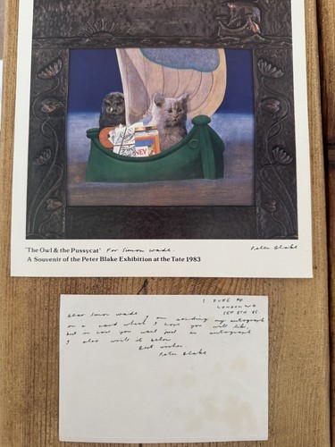 Sir peter blake signed photo - blake,