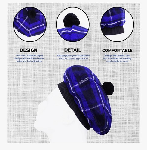 Belgly scottish hat - belgly, tam
