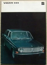 VOLVO 144 Car Sales Brochure Aug 1966 #RK 2380 8.66