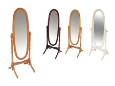 Cheval Mirror In Mahogany