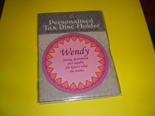 Tax disc holder - tax,