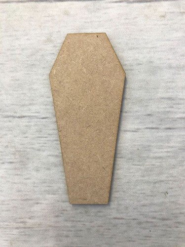 Coffin mdf wood - coffin, halloween
