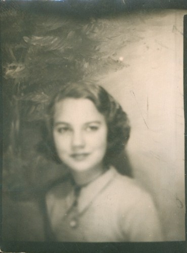 Old vintage photobooth photo - photobooth,