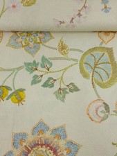 Beige Crochet Look Floral 100%