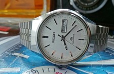 RICOH Riquartz Day/Date Gents Bracelet Watch-Spares/Repairs Only!