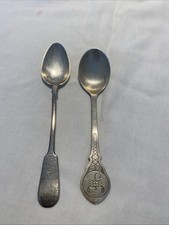 Solid Silver Teaspoons x 2 Hallmarked