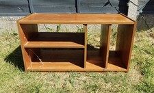 Mid Century Teak Record Cabinet LP Vinyl Storage Retro, Free Standing