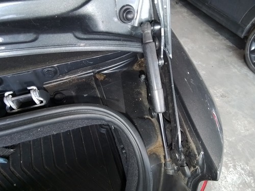 Boot tailgate support strut - support,