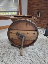 Antique Wooden Barrel Butter