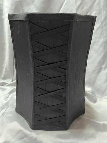 Black hexagon victorian - black, gothic