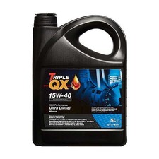 Ultra Mineral Diesel Car Engine Oil Kit 15W40 10 Litres 2x 5L By Triple QX TQX