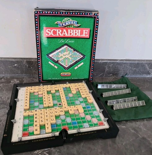 Travel scrabble deluxe board - deluxe,