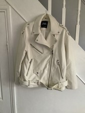 Zara Faux Leather Biker Jacket