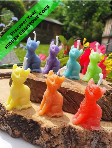 Magic cat spell candle hidden - spell, candle: