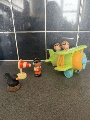 Happyland plane and figures - happyland,
