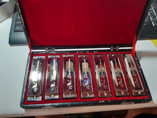 Set swan blues harmonicas - 7,