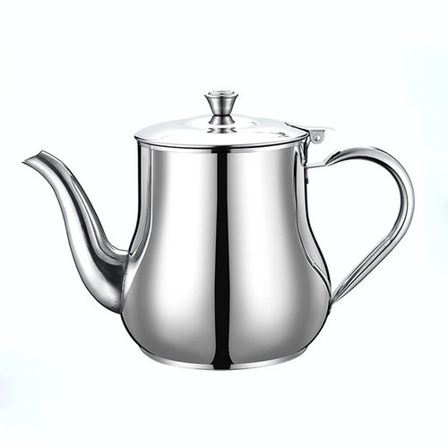 Stainless steel teapot 18oz - stainless,