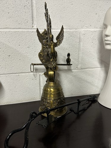 Large wall mounted brass - wall,