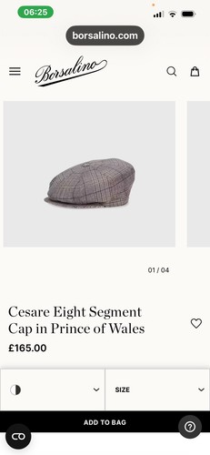 Borsalino size cesare - borsalino, 59