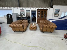 Large chesterfield leather - 2,