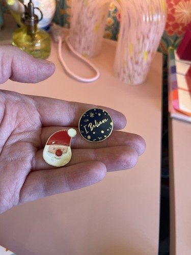 Christmas novelty enamel - 2x,