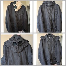 CP Company 50 Fili La Millie WatchViewer  Goggle Jacket Navy & CP goggle beanie