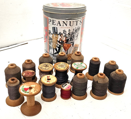 Vintage tailoring wood spool - vintage,