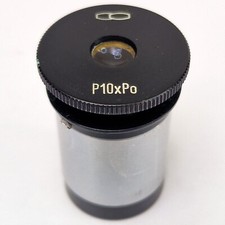 Meopta P10x Po Polarizing Microscope Eyepiece, With Crosshair & Focussing, VGC