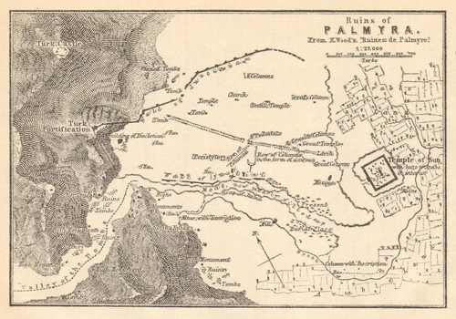 Plan the ruins - plan, of