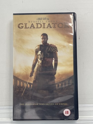 Gladiator vhs video tape - video,