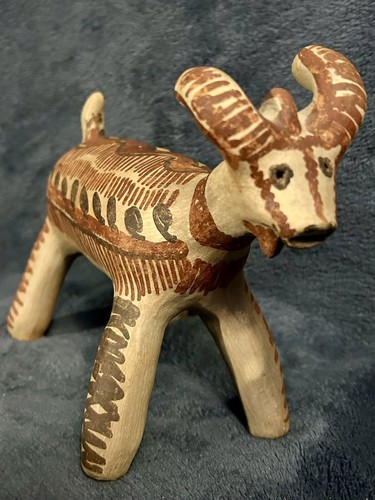 Mycenaean pottery goat - mycenaean,
