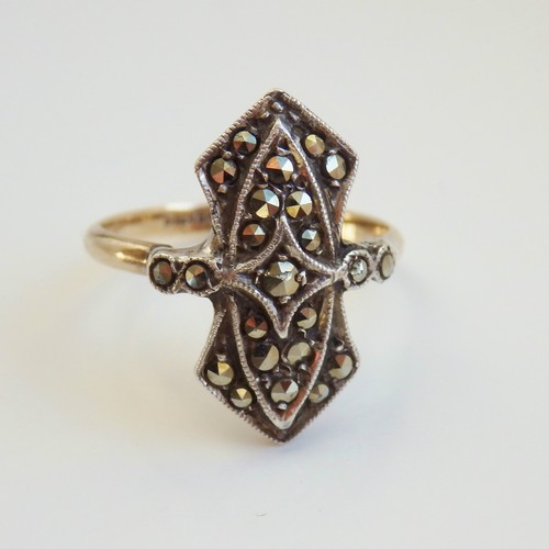 Stunning antique art deco 9ct - art,