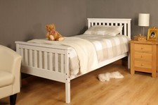 Single Bed in White 3ft Single
