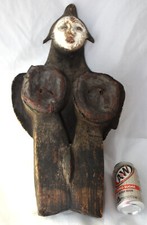 African Blacksmith PANU BELLOWS Gaban Tribal PRIMATIVE ART Female Figure 24inch
