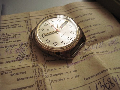 Nos watch slava - slava, poljot
