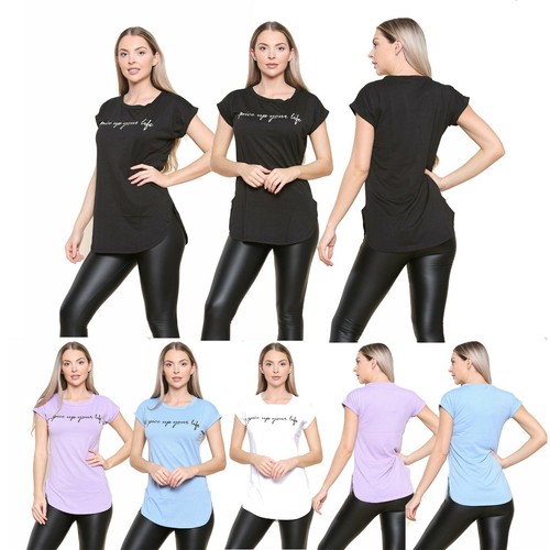 Ladies long hem top - ladies, top**