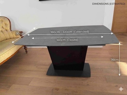 Modern extending dining table - modern,
