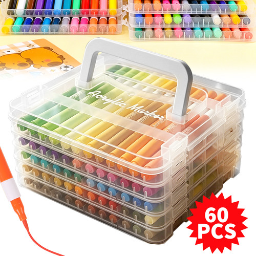 Colours acrylic paint pens - 60,