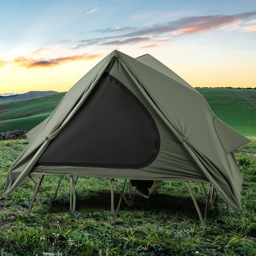 Outdoor person camping - camping, cot