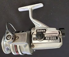 Vintage Diawa RS 1300 - Silver - Ball Bearing Spinning Fishing Reel - Japan