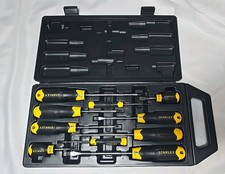 Stanley 265014 Cushion Grip Screwdriver Set 10 Piece Flared/Pozidriv Parallel