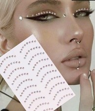 2 Pack 3D Diamond Moon Face