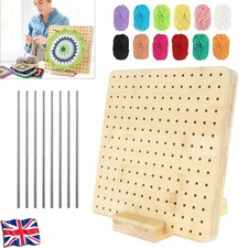 Wooden Knitting Crochet Board