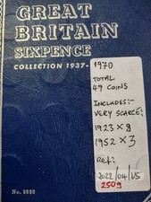GB Sixpence Whitman Folder