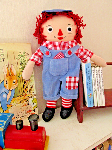 Large traditional rag doll - large,