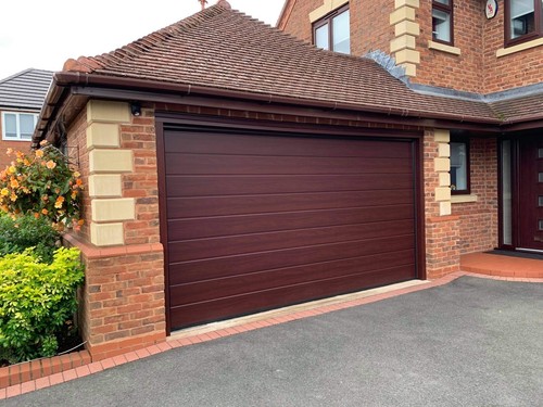 Sectional garage door - garage,
