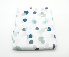 WHITE SPOTTY SHOWER CURTAIN